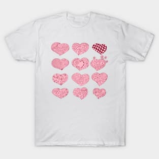 hearts set T-Shirt